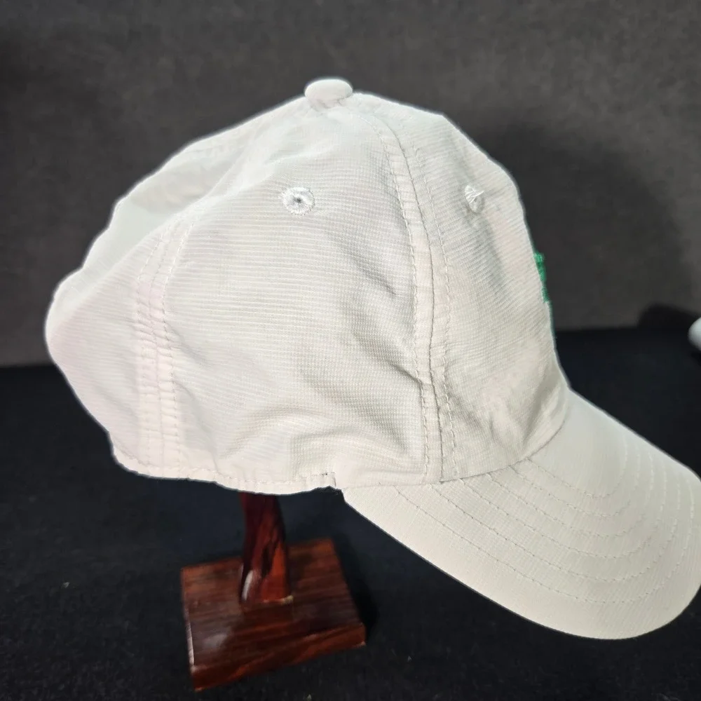 Pebble Beach American Needle Adjustable Golf Cap White California Republic Logo
